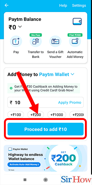 Image Titled Add Money From Credit Card To Paytm Step 3