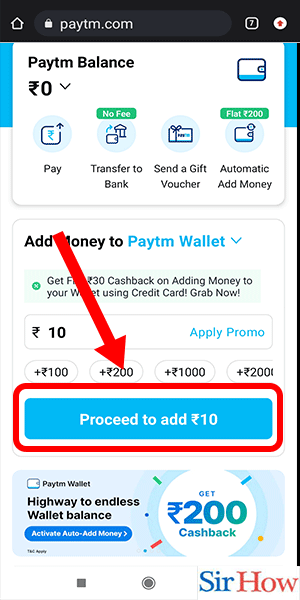 Image Titled Add Money From Credit Card To Paytm Step 8