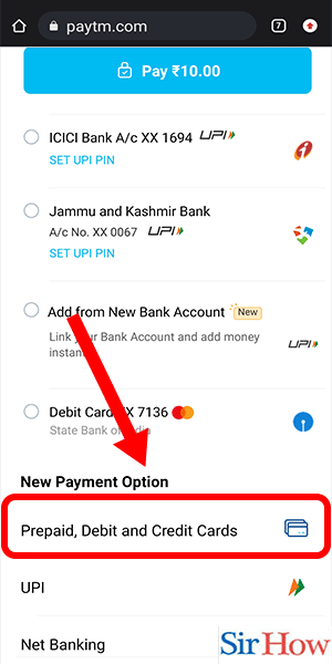Image Titled Add Money From Credit Card To Paytm Step 9