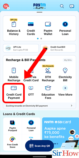 Image Titled Pay Credit Card Bill In Paytm Step 2