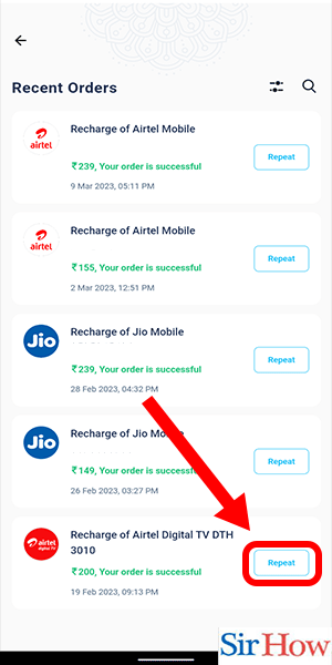 Image Tilted Recharge Airtel DTH From Paytm Step 14