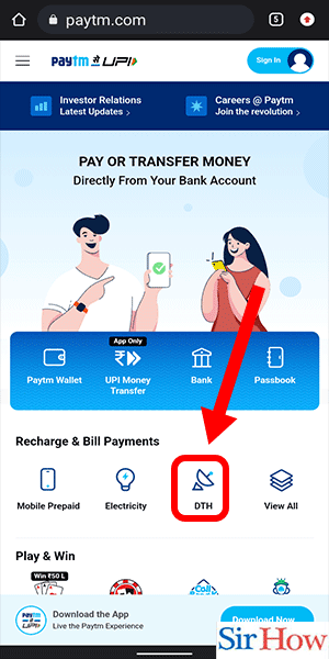 Image Tilted Recharge Airtel DTH From Paytm Step 17