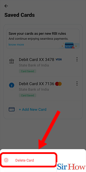 Image Titled Remove Saved Cards From Paytm Step 6