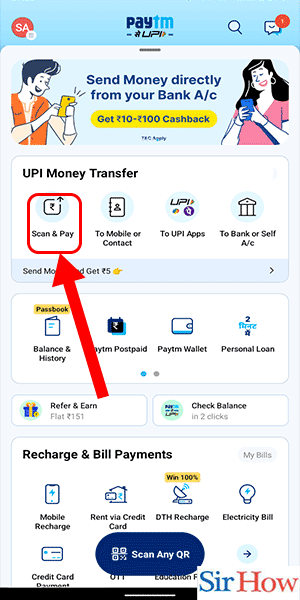 Image Titled Send Money From Paytm Step 2