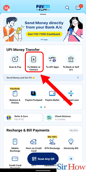 Image Titled Send Money From Paytm Step 6