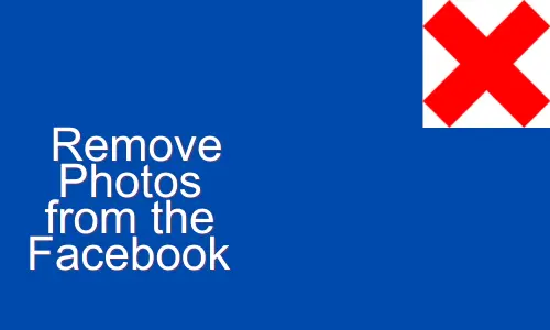 How to Remove Photos from the Facebook App