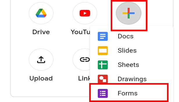 image title Add a Form to Google Classroom step 6