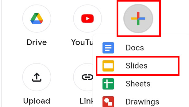 image title Add a Google Slide to Google Classroom step 6