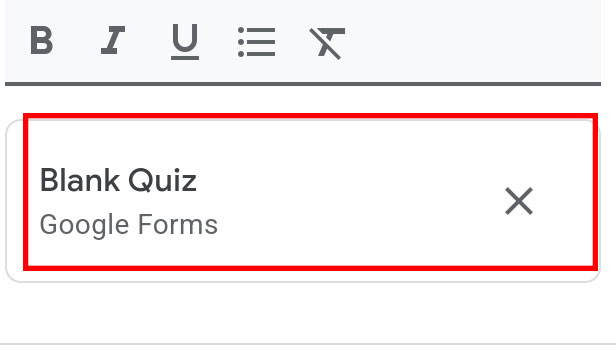 image title Add a Quiz to Google Classroom step 5