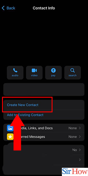 Image title Add Contact to Whatsapp on iPhone Step 4