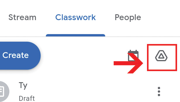 image title Create a Folder in Google Classroom step 4