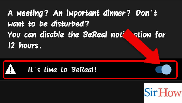 Image Titled disable BeReal notifications for sometime Step 5