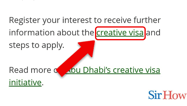 Image Titled get Abu Dhabi's creative visa Step 6