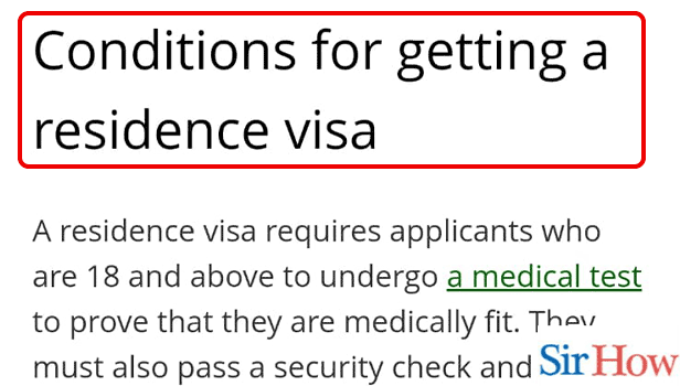 Image Titled get the conditions for getting a residence visa in UAE Step 3