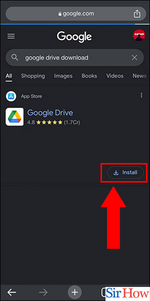 Image title Install Google Drive on iPhone Step 8