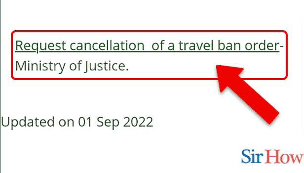 Image Titled lift travel ban in UAE Step 2