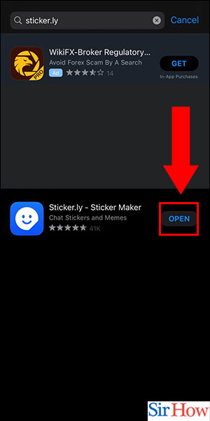 Image title Make a Sticker on Whatsapp iPhone Step 4