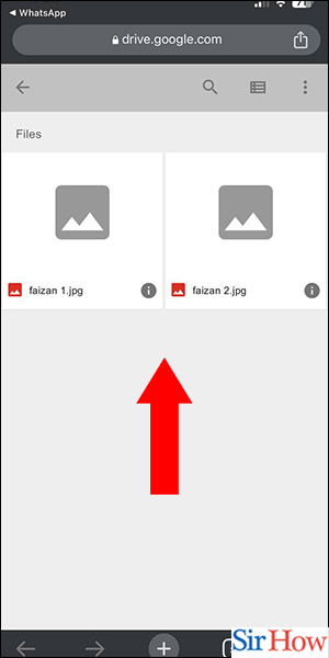 Image title Open Google Drive Link in App iPhone Step 5