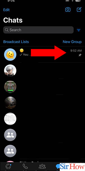 Image title Pin Whatsapp Chat on iPhone Step 2