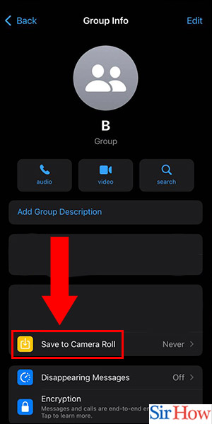 Image title Stop Whatsapp from Saving Photos on iPhone Step 4