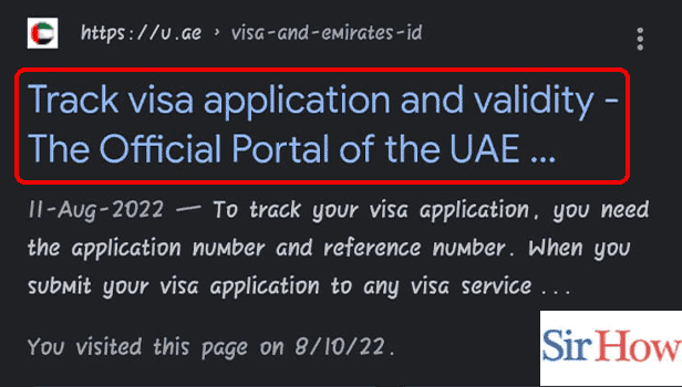 Image Titled track Dubai visa application Step 1