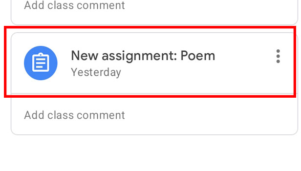 image title Unsubmit An Assignment in Google Classroom step 3