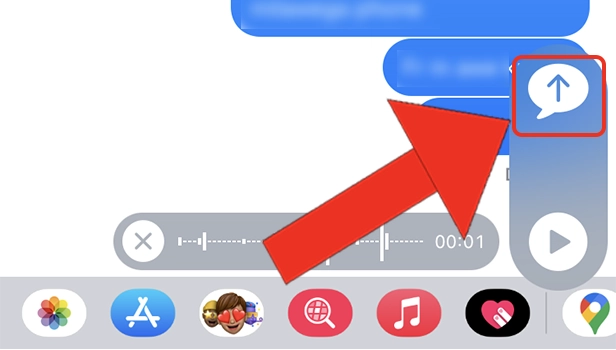 Image titled Send Voice Message on iPhone Step 5