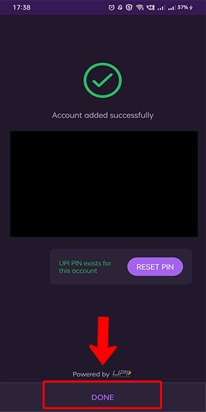  add bank acc in phonepe step 5
