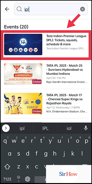 Image Titled Book IPL Tickets in Paytm Step 4