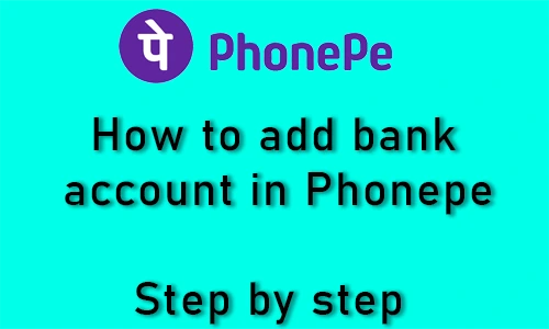 How to remove a bank account from the Phonepe