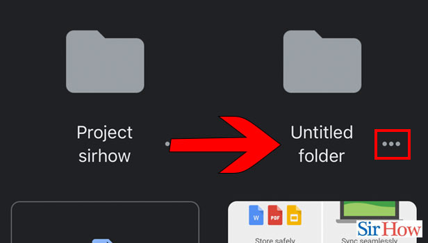 Image Title Delete A Folder From Google Drive On Iphone Step 1