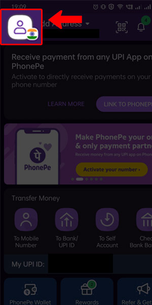 how to delete phonepe account step 2