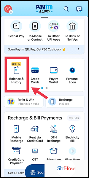 Image Titled See Received Money in Paytm Step 2