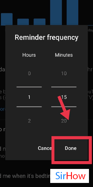 image title Set timer to turn off YouTube step 6