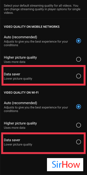 image title Turn off 60fps on YouTube step 5