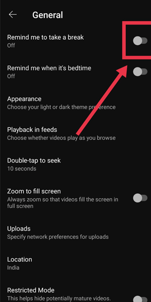 image title Turn off auto pause on YouTube step 5