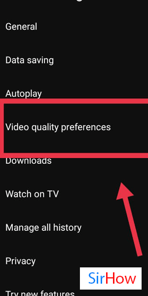 image title Turn off auto quality on YouTube step 4