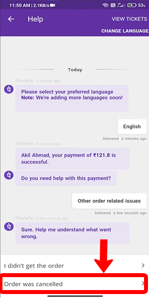 Image titled Raise a ticket in phonepe step 5