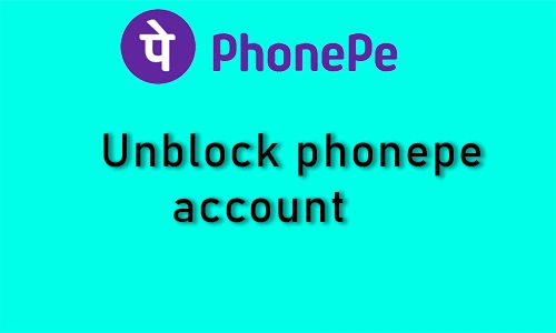 How to unblock the Phonepe account