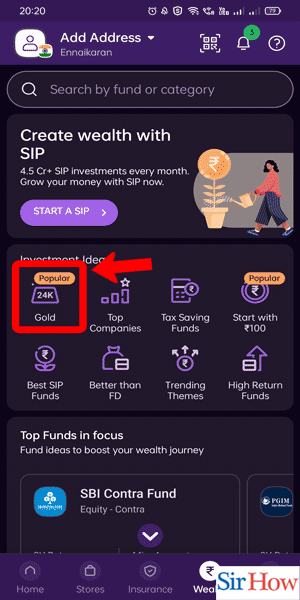 Image titled buy gold on phonepe step 3