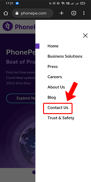 Image titled contact phonepe customer care step 5