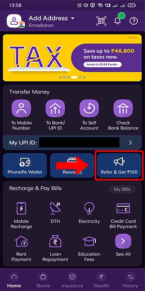 Image titled refer phonepe step 2