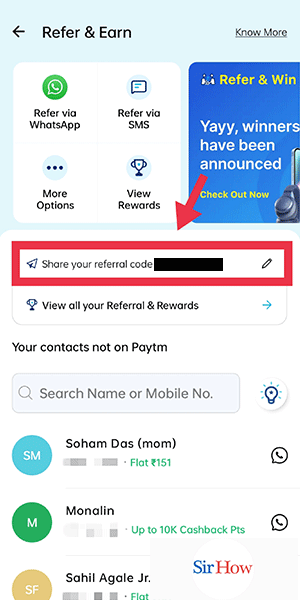 Image Titled Refer Friend in Paytm Step 4