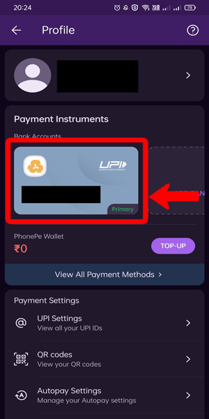 Image titled view account number in phonepe step 3