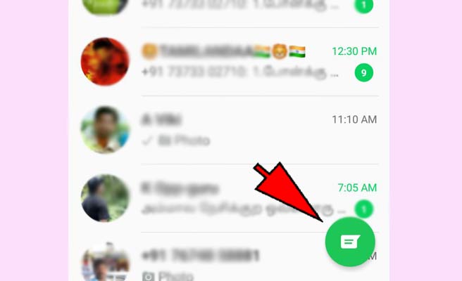 how to add someone on whatsapp-steps-1